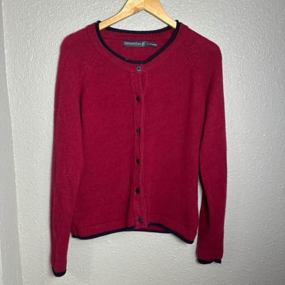 Irelands Eye Wool Cashmere Cardigan Size L